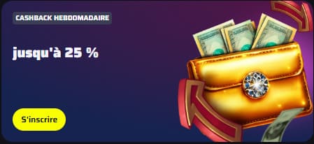 BDMBet Casino cashback hebdomadaire